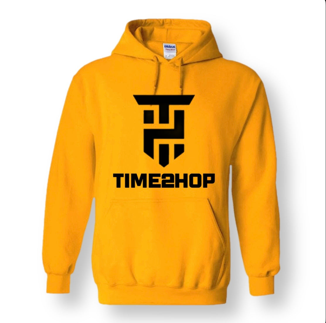 Yellow/Black Logo Hoodie