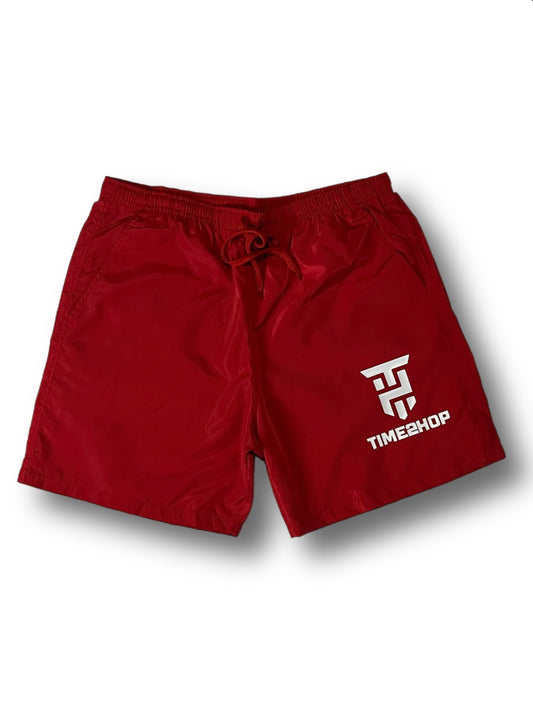 Windbreaker Shorts (Red)